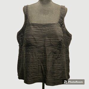 Land's End - Square Neck Tankini Top - Mastectomy Plus